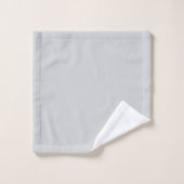 Couple de manchots mignons moderne sur gris clair (Gant de toilette)