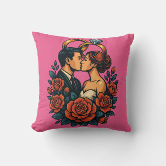 Couple de mariage romantique Coussin jetable