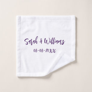 couple de mariages. Nom date violet simple mo mini