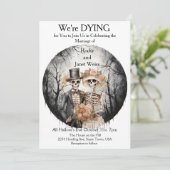 Couple de peau Faire-part de mariage (Debout devant)