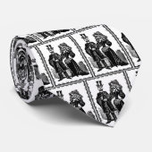 Couple de squelette - Cravate (Roulé)