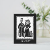 Couple de squelette (RSVP) - Carte postale (Debout devant)