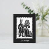 Couple de squelette (RSVP) - Petite invitation (Debout devant)