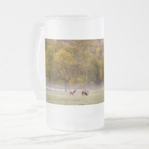 Couple d'Elk de pâturage de bière congelée Mug