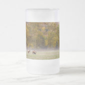 Couple d'Elk de pâturage de bière congelée Mug (Centre)