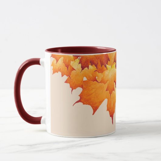 Couple d'érable sur une Mug combo (2) (Gauche)
