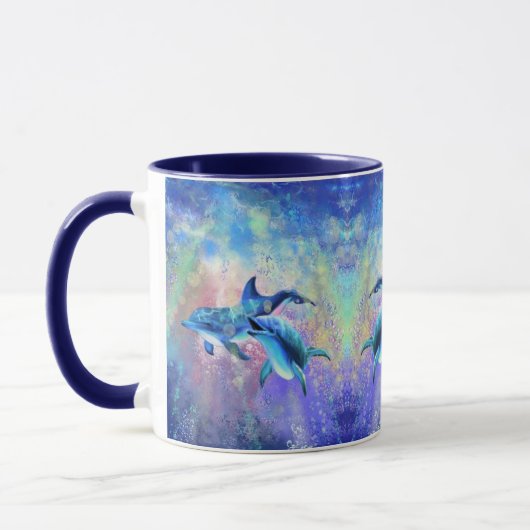 Couple Dolphin Mug (Gauche)