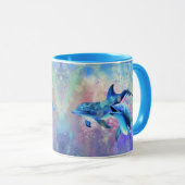 Couple Dolphin Mug (Devant droit)