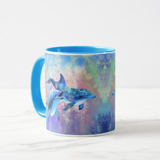Couple Dolphin Mug (Devant gauche)