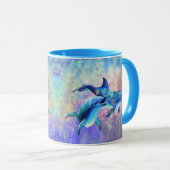 Couple Dolphin Mug Bonne Famille (Devant droit)
