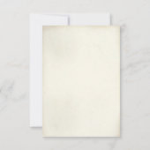 Couple du crâne - Carte RSVP pour mariage (Dos)