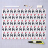 Couple Emperor Penguin Heart Tissuepapier (Craft)