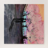Couple en amour carré puzzle puzzle (Horizontal)