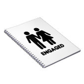Couple engagé - Carnet Wedding planner (Côté Droit)