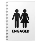 Couple engagé - Carnet Wedding planner (Devant)