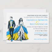 Couple Faire-part de mariage Ukraine (Devant)