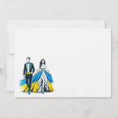 Couple Faire-part de mariage Ukraine (Dos)