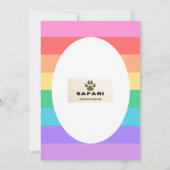 Couple gai/lesbienne faire-part de mariage (Dos)