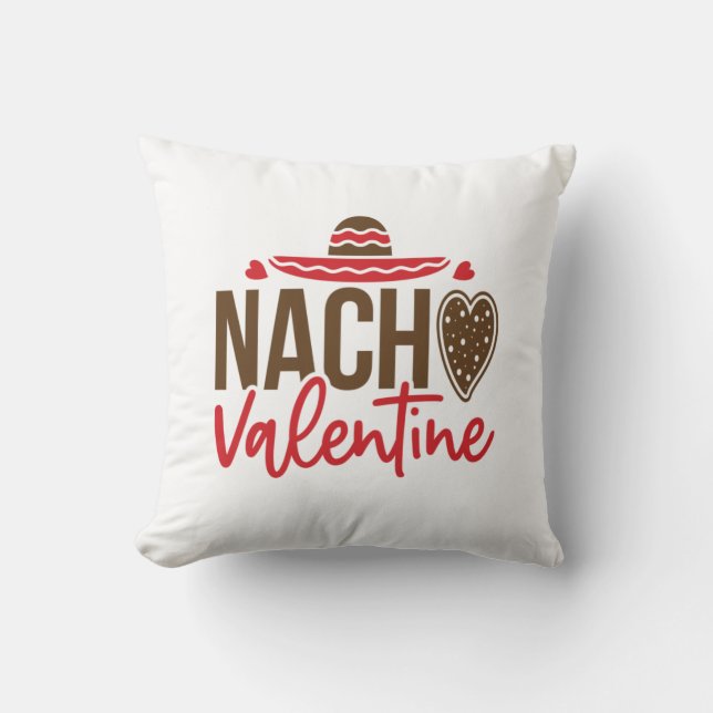 Couple Gift Nacho Valentijn Kussen (Voorkant)