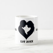COUPLE HEART SILHOUETTE MUG (Centre)
