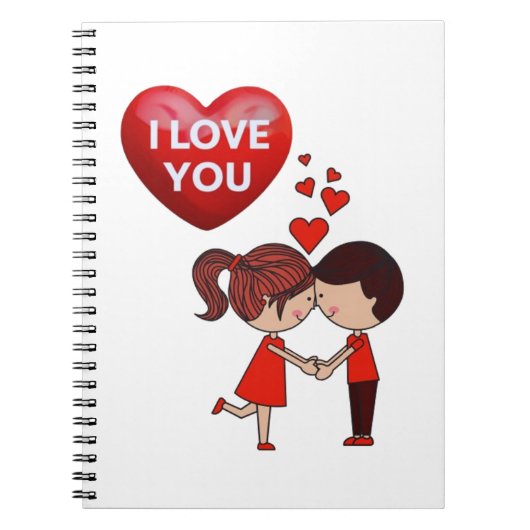 couple image in love! notitieboek (Voorkant)