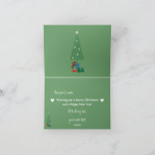 Couple Joyeux Noël À La Carte One I Love (Intérieur)