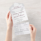 Couple lesbien Faire-part de mariage (Déchirure)