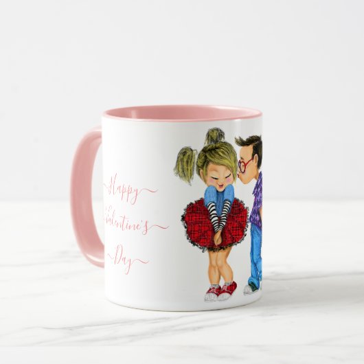 Couple Love Valentine's Day Mug Don - I Love You (Devant gauche)