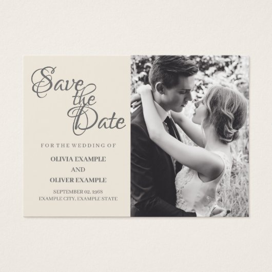 Couple mariage en monochrome (Devant)