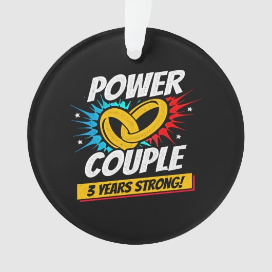 Couple Married 3 Years - 3Wedding Anniversary (devant)