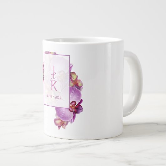 Couple Monogramme Spécialité Mug (Devant droit)