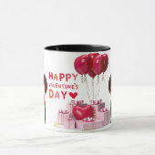 Couple mug, coffee mug for Valentine's Day gift (Centre)