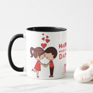 Couple mug, coffee mug for Valentine's Day gift Mok