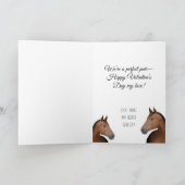 Couple of horses kaart (Binnen)