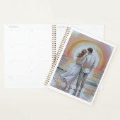 Couple on the beach at sunset (Devant avec enveloppe)