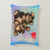 Couple Ours avec Coussin d'accentuation du ballon  (Dos(Vertical))