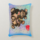 Couple Ours avec Coussin d'accentuation du ballon  (Devant(Vertical))
