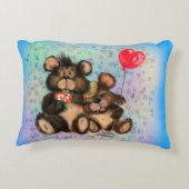 Couple Ours avec Coussin d'accentuation du ballon  (Dos)