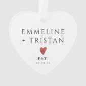 Couple Personnalisé Établie (dos)