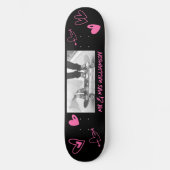 Couple Personnaliser Mariage Skateboard (Recto)