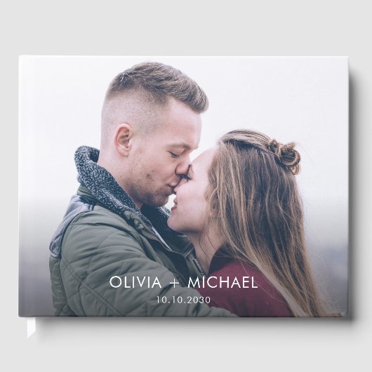Couple Photo Keepsake Book Gastenboek (Voorkant)