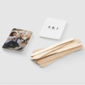 Couple Photo with Pet Fun Wedding  Handwaaier (Niet-gemonteerd)