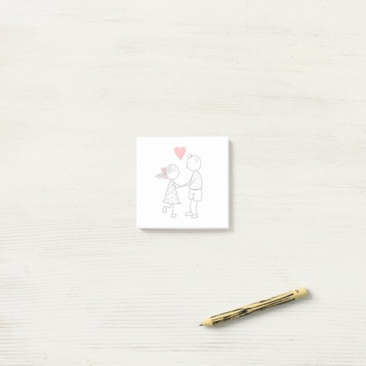 Couple Post-it® Notes (Sur un bureau)