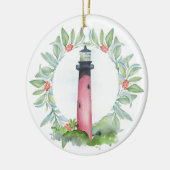 Couple Premier Ornement de Noël Phare de Jupiter (Gauche)