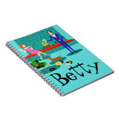 Couple rétro personnalisable avec Carnet de chien (Côté Droit)