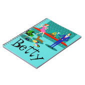 Couple rétro personnalisable avec Carnet de chien (Côté gauche)