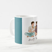 Couple romantique Café Mug (Devant gauche)