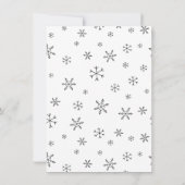 Couple romantique photo personnalisée Carte de Noë (Dos)