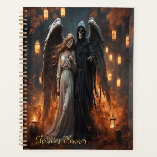 Couple Skeletal, Angel foncé (Devant)