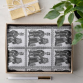Couple squelette - Papier de soie (Cadeau)